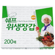 쉐프 실속형 위생장갑 23.5 x 28cm, 200개입, 20개
