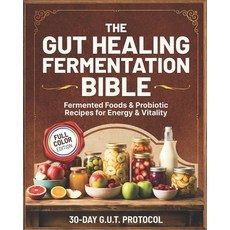 (영문도서)The Gut Healing Fermentation Bible: A Complete Guide to Fermented Vegetables Kr... Paperback, Independently Published, English, 9798269264776