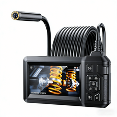 4.3吋高清工業內窺鏡 1080P高畫素 IP67級防水 汽車維修管道檢測, 黑色, 1個
