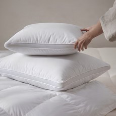 휴가드 통세탁 마이크로필에버 더블라인 3D 입체형 에어매쉬 베개, 1개, 화이트