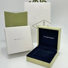 수입 고급 주얼리 케이스 반클리프상자 호환용 목걸이 반지 팔찌 상자, 1개, 3. 목걸이 포장 박스 세트