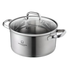 WAGENSTEIGER 電磁爐 Tiff 不鏽鋼雙耳鍋, 26cm, 1個, 混合色