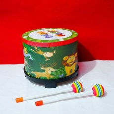 奧爾夫打擊樂器早教韓國地鼓 幼兒園韓國鼓早教玩具教具兒童敲鼓, 動物森林地鼓2件套, 1個