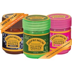 10977823 에센셜 오일 숙면 테라피 수면 멘톨과 오일이 함유된 허브 흡입기 - 야돔 리프레시 홈 라문 오리지널 포뮬러 3 팩