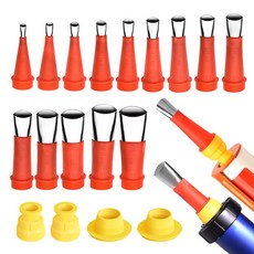 아띠꼴로 실리콘노즐 실리콘 노즐캡 연결노즐 코킹 구찌, 1개