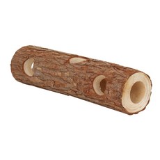 햄스터 전나무 튜브 터널 은신처 천연나무 원형터널 자연주의 케이지꾸미기소품 S119L, 1개, 자연나무