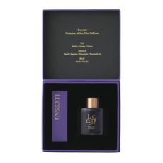 루체살리 고급 차량용방향제 선물 명품 백화점 자동차 디퓨저, 멜론필드 100ml, 2개