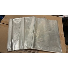 資料內頁 A4 活頁式文件保護套 多孔內頁 文件收納整理, 透明, 100個