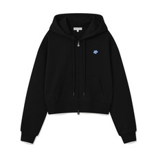 와키윌리 WACKY WILLY 우먼스 릴리와펜 크롭 후드집업 블랙 554008, S