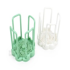 ALOHA-STORE 크기조절 그릇정리대 그릇장, 화이트