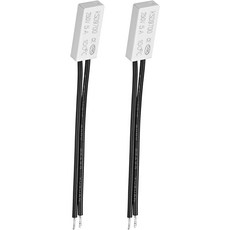 리파워 KSD9700 NC 100C 온도 조절 스위치 조절기 열 보호 - 일반적으로 닫힘250V 5A플라스틱2Pcs