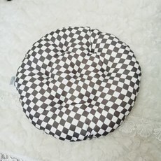 해피유통 다용도 양면 원형 방석 귀여운 캐릭터 디자인 푹신한 면 쿠션, 30*30, 23