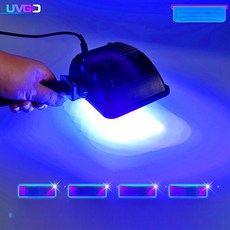 휴대용 uv경화기 고출력 레진 공예용 잉크 수리 16구슬 160W 405NM 1개, 21-30W, 16구 16W 395nm, 기본 색상