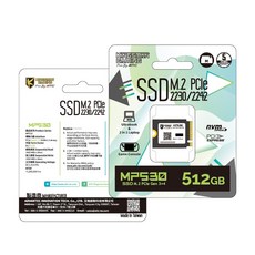 AITC 艾格 KINGSMAN MP530 M.2 2230 PCIe Gen3 SSD 512GB (Mac A1708適用)