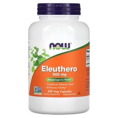 2+1 나우푸드 가시오가피 500mg 250캡슐 가시오갈피 Eleuthero, 3개, 250정