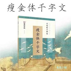 墨點字帖 瘦金體千字文硬筆臨古碑帖，成人鋼筆練字帖, 1個