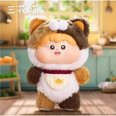 진짜 플러피 미트볼 V1 V2 시리즈 블라인드 박스 귀여운 인형 수집용 트렌디 장난감 키체인 펜던트 장식