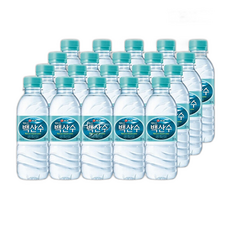 백산수 (/) 먹는샘물 농심 생수 백산수 유라벨 생수 물 화산암반수 사무실 작은생수, 1세트, 330ml