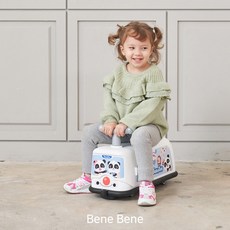 BeneBene 베이비버스 롤링카 승용완구, 화이트, 1개