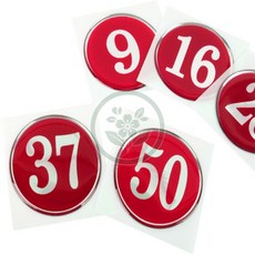들네 원형숫자스티커 학교사물함번호표 식당테이블번호표업소용테이블번호표, 13