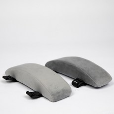 띵덕 사무실 의자 팔꿈치 팔걸이 굴곡형 벽돌형 5cm 10cm, 그레이