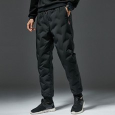 冬季防寒羽絨運動長褲