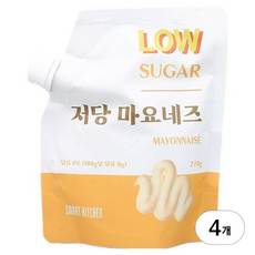 스마트키친 저당 마요네즈, 4개, 270g