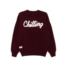 초콜릿 라운드 넥 스웨터