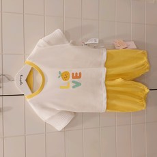 아가방 NC청주점# 26년여름신상~등원룩으로 입기 편한 부드럽고 신축성 좋은 반소 상하