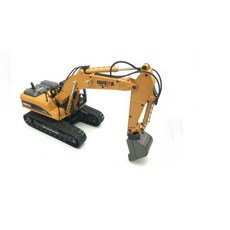 遙控全金屬模型 1/14 遙控隱藏式螺桿挖土機 1:14 搖控合金怪手 - 工程模型, 1個