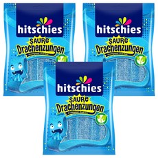 히치스 사우어 드라헨 젤리 블루, 125g, 3개