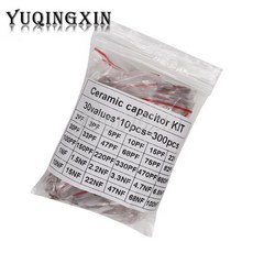300 개/몫 세라믹 커패시터 세트 팩 2PF-0.1 미크로포맷 30 값 10pcs 전자 부품 패키지 커패시터 모듬 키, 1개