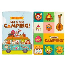 트럼프카드 플레잉카드 쿠키런 캠핑 카드, PVC, 1개