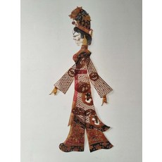 皮影 手工精品 牛皮雕刻 高71cm 收藏 送禮 非遺, 如圖所示, 1個