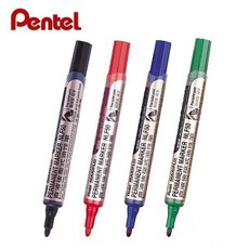 Pentel 飛龍 NLF50 後壓式油性筆 4.5mm, 1個, 紅