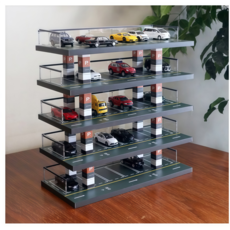 GAPINO 대용량 미니카 보관함 주차타워 주차장 정리대, 1개