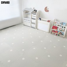 DFMEI 加厚拼接爬爬墊2cm厚寶寶爬行墊, XPE夢想家(灰色底)