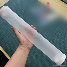 배드민턴 휴대용 버킷 보관함 투명 컬러 그라데이션 빈 볼, 1개, 15cm 공3개 세트 -D13-L30