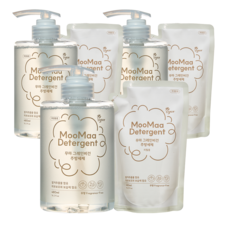 무마 그레인비건 아기주방세제 젖병세정제 본품1+리필1 세트 480+450ml, 3세트, 930ml