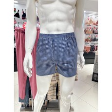 엘르이너웨어 25년 SS 스퀘어 도트 남성 트렁크 (EEMTK175BU)