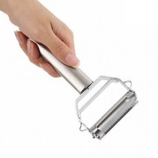 주방용품 채칼 필러 슬라이서 양면날 스테인리스 손잡이 야채 당근 감자 양배추 채썰기 조리도구, 파채칼, 만능채칼, 1개