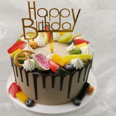 모형 케이크 생일 소품 파티용품 촬영용 샘플 스튜디오 케잌 클레이, 6인치, H20