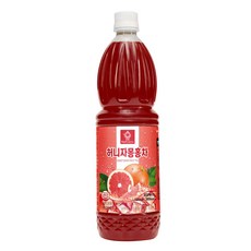 허니자몽 에이드원액 스무디 농축액 1L, 1개