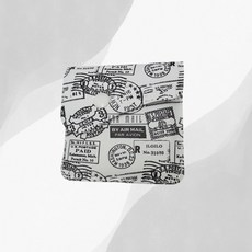 攜帶式菸灰缸, 1個, 熄煙袋-字母白