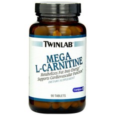 TWINLAB MEGA左旋肉鹼錠, 90顆, 1罐