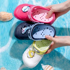 국산 아동 물놀이샌들 항균 아쿠아슬리퍼 여름 수영장신발 캐릭터 5종