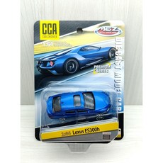 宅米吉 全新包裝現貨 1:64 CCA 凌志 Lexus ES300h 藍色 避震效果 螺絲底盤 合金滑行車, 1個