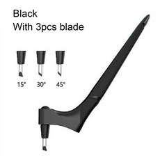 DIY 아트 커팅 도구 공예 360 스틸 회전 블레이드 커터 종이 나이프 액세서리, BK, 1개