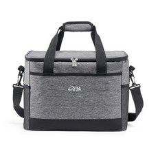 加厚手提防水保溫保冰袋 30L 野餐袋, 鐵灰, 1個