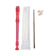 야마하 리코더 YRS-20G 저먼식 리코더 필수 패키지 +소지봉 +엄지 받침대, 핑크, 1개